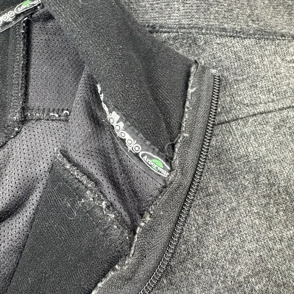 Arbor Wear 1/4 Zip Long Sleeve Pullover Fleece Sweater Men's 2XL Gray Wool Blend